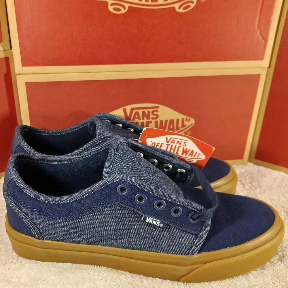 VANS Chukka Low Men's 7 / Women's 8.5 Denim Dress Blues Gum VN0A38CGVF1